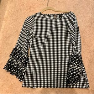 Jcrew Gingham Top